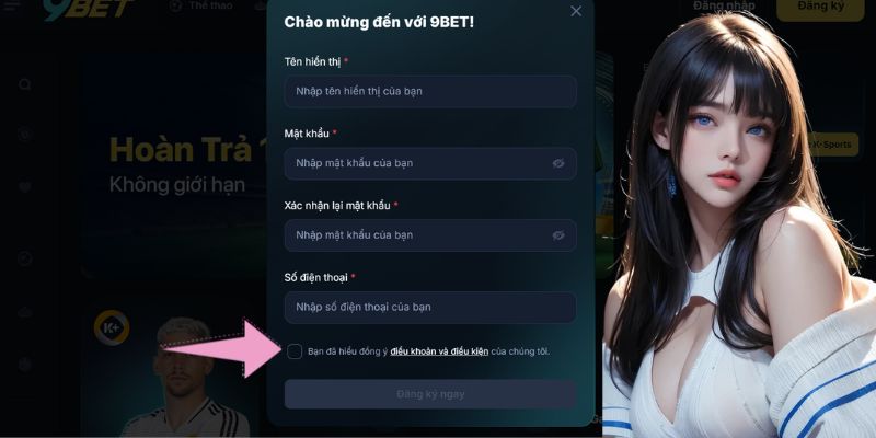 Quy trình đăng ký 9BET đơn giản và nhanh chóng với 3 bước